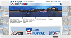 Desktop Screenshot of pl.poprad.sk