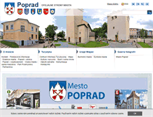 Tablet Screenshot of pl.poprad.sk
