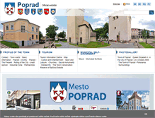 Tablet Screenshot of eng.poprad.sk