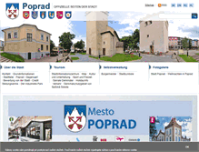 Tablet Screenshot of de.poprad.sk